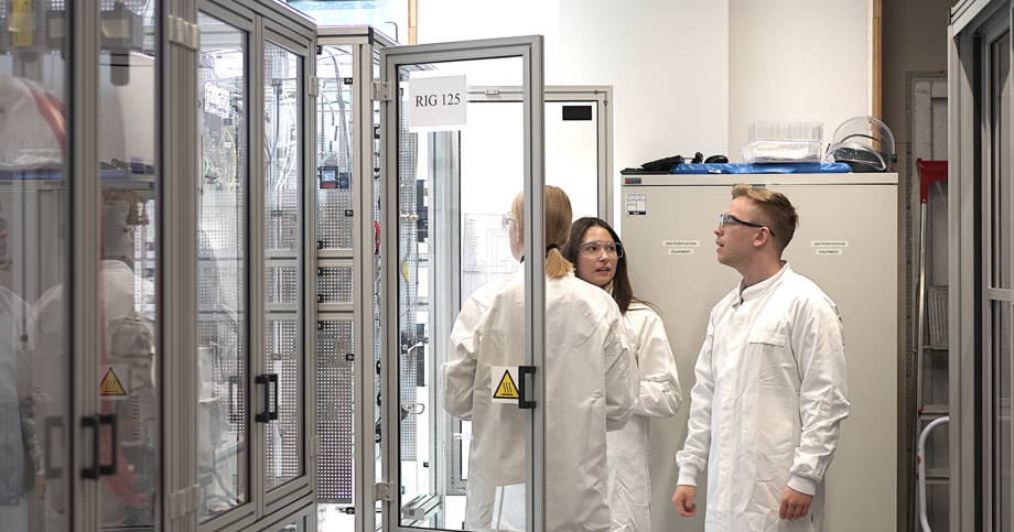 Scientists at a lab